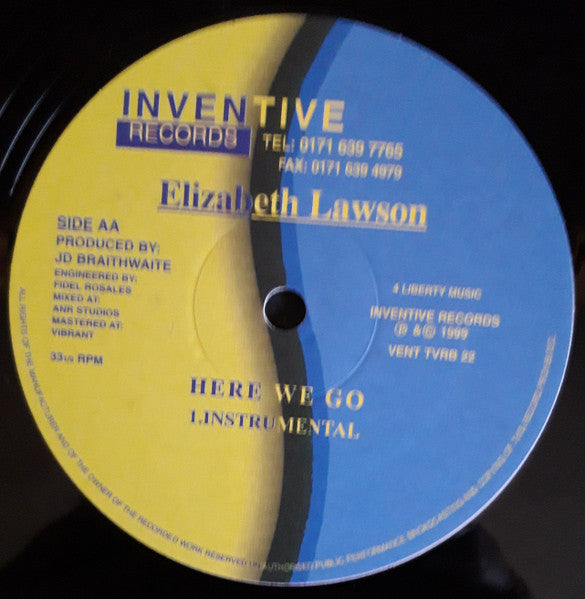 Elizabeth Lawson : Here We Go (12")
