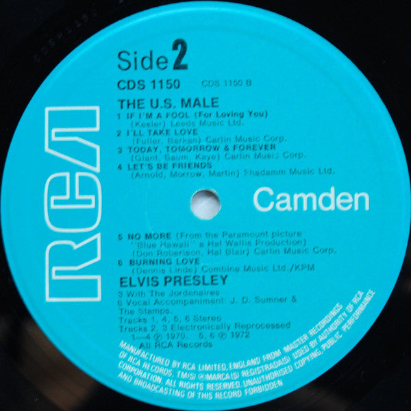 Elvis Presley : The U.S. Male (LP, Comp)