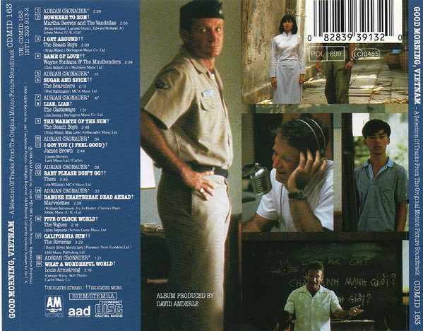 Various : Good Morning Vietnam - A Selection of Tracks From The Original Motion Picture Soundtrack (CD, Comp, RE)