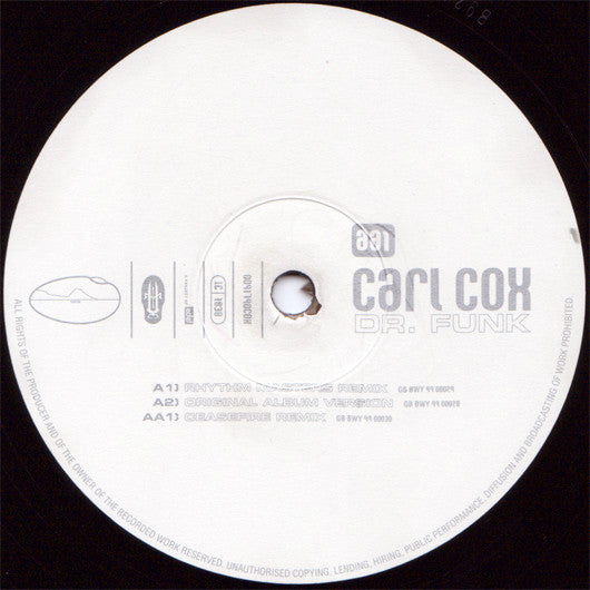 Carl Cox : Dr. Funk (12")