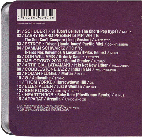 Ellen Allien : Fabric 34 (CD, Mixed)