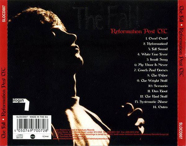 The Fall : Reformation Post TLC (CD, Album)