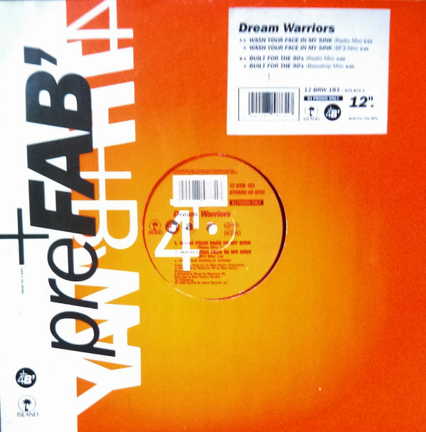 Dream Warriors : Wash Your Face In My Sink (12", Promo)