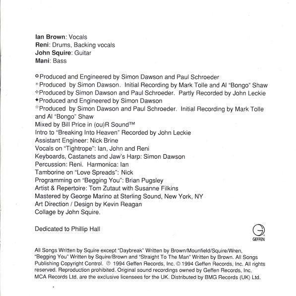 The Stone Roses : Second Coming (CD, Album, RE)