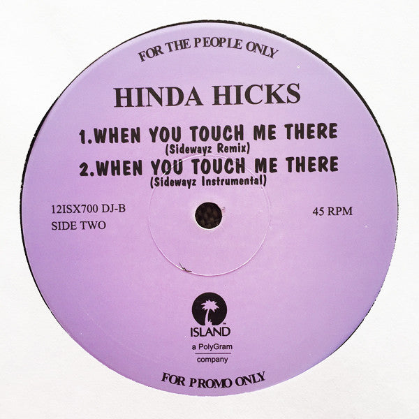Hinda Hicks : You Think You Own Me (12", Promo)