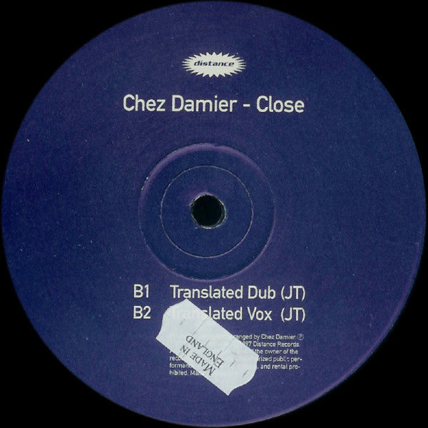 Chez Damier : Close (12")