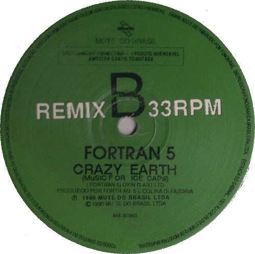 Fortran 5 : Crazy Earth (12", Promo)