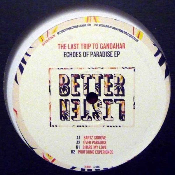 The Last Trip To Gandahar : Echoes of Paradise EP (12", EP)