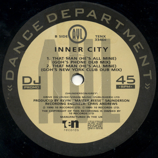 Inner City : That Man (He's All Mine) (12", Promo)