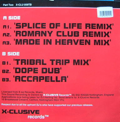 Groove Box (2) Featuring Evelyn Thomas : One World (12", Single, 2/2)