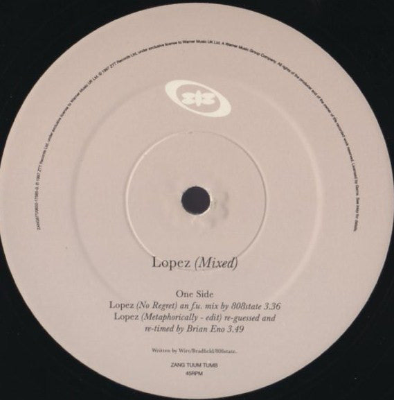 808 State : Lopez (Mixed) (12")