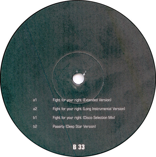 N.Y.C.C. : Fight For Your Right (To Party) (12")