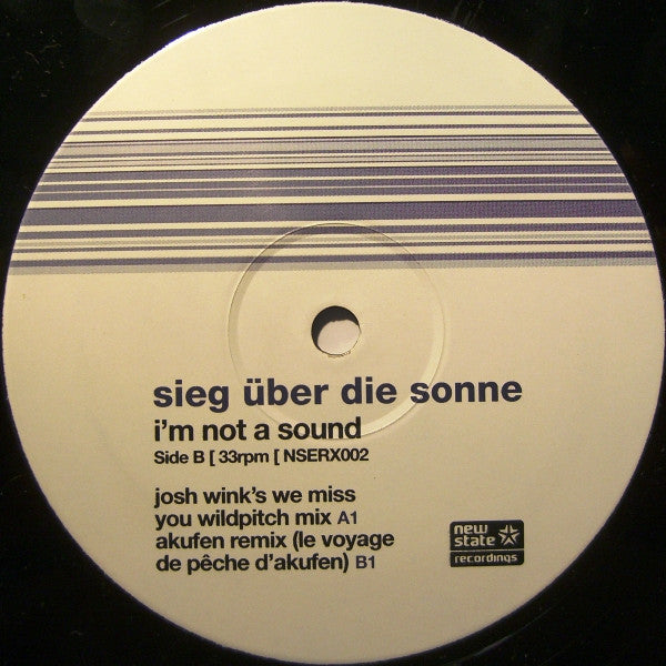Sieg Über Die Sonne : I'm Not A Sound (12")