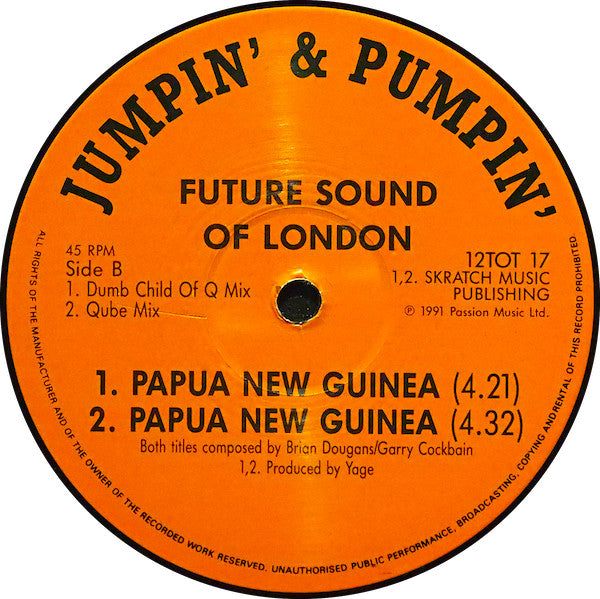 The Future Sound Of London : Papua New Guinea (12")