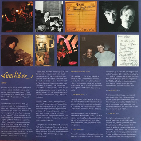 Sun Palace : Raw Movements / Rude Movements (2xLP, Comp)