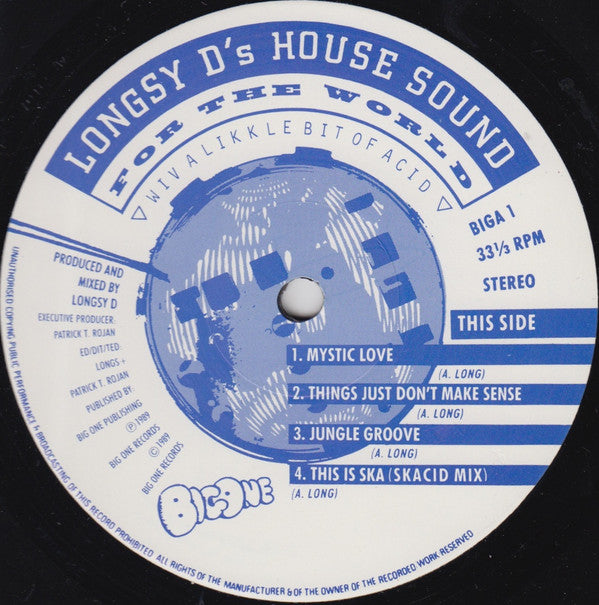 Longsy D : For The World (LP, Album)