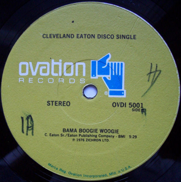Cleveland Eaton : The Funky Cello / Bama Boogie Woogie (12", Single)