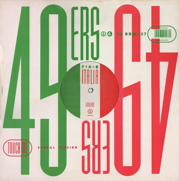 49ers : Touch Me (Sexual Version) (12")