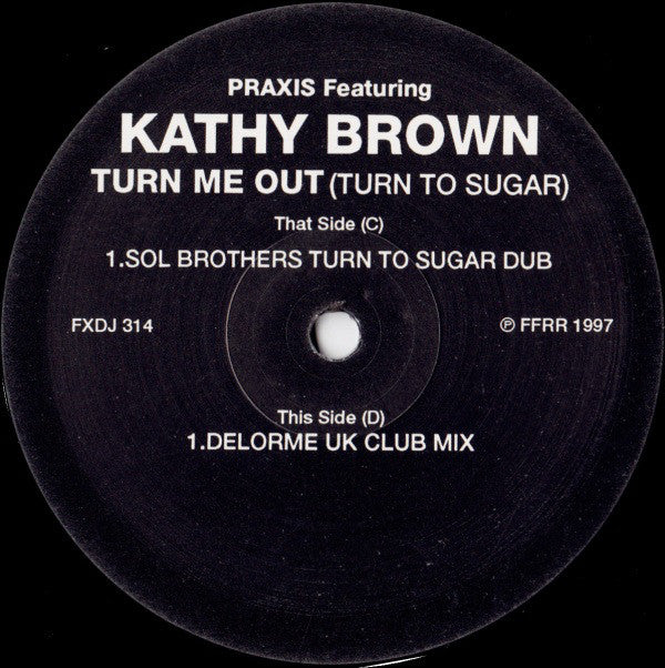 Praxis (2) Feat Kathy Brown : Turn Me Out (Turn To Sugar) (2x12", Promo)