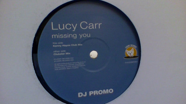 Lucy Carr : Missing You (12", Promo)