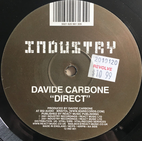 Total Science / Davide Carbone : Format / Direct (12")