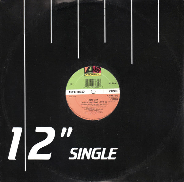 Ten City : That's The Way Love Is (Acieed Mix/Extended Version) (12", Single, Com)