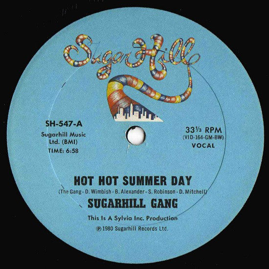 Sugarhill Gang : Hot Hot Summer Day (12")
