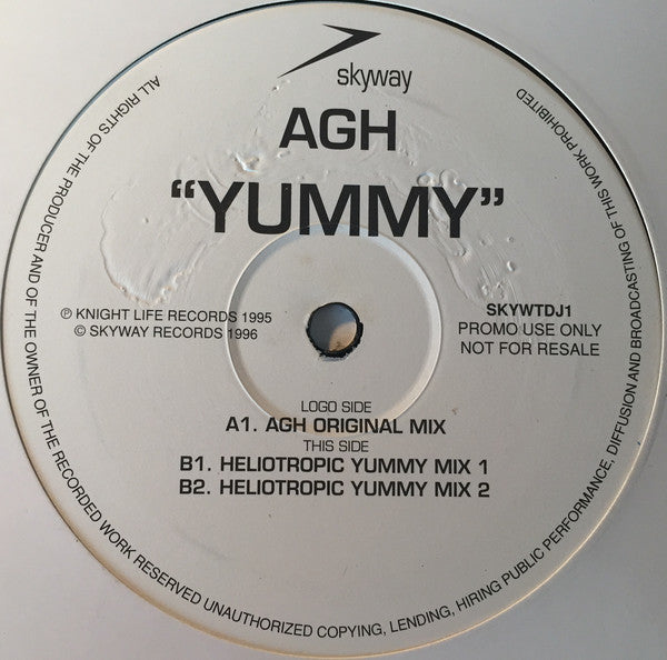 AGH : Yummy (12", Promo)