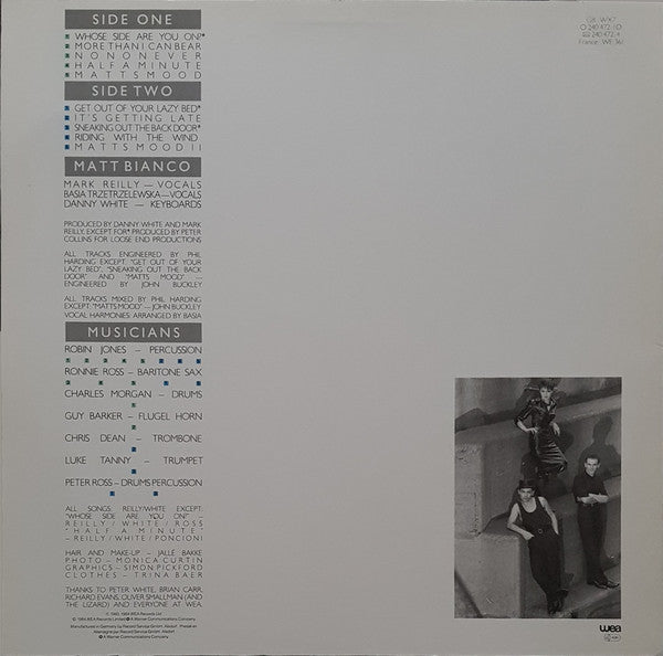 Matt Bianco : Whose Side Are You On (LP, Album, RSA)