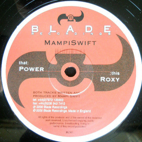 Mampi Swift : Power / Roxy (12")