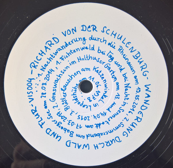 Richard von der Schulenburg : Wanderung Durch Wald Und Flur (12", Num, W/Lbl, Sta)