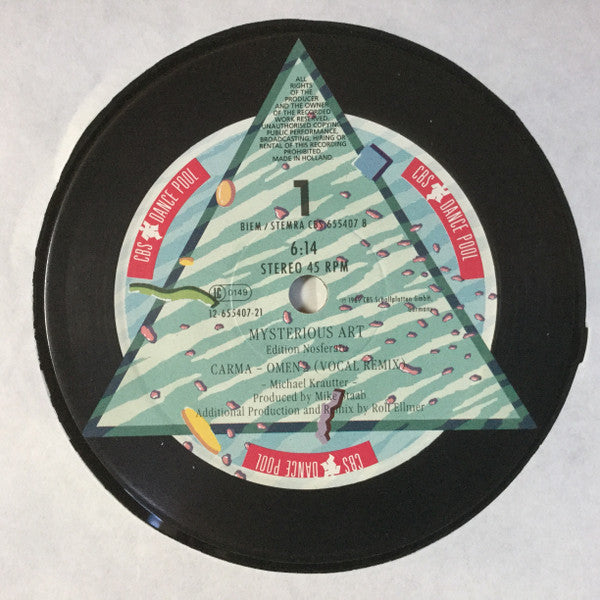Mysterious Art : Carma Omen II (Remix) (12", Maxi)