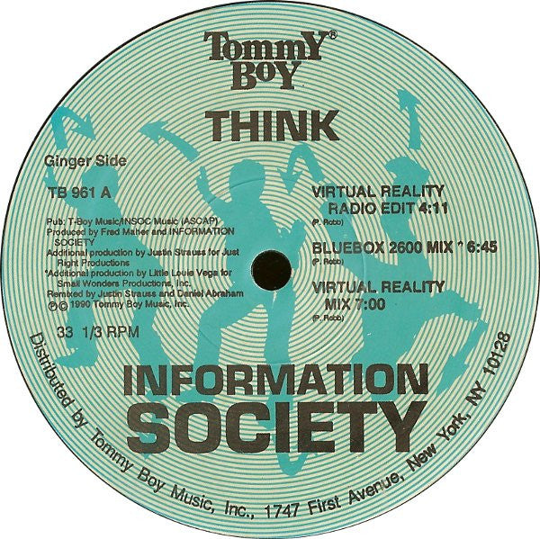 Information Society : Think (12", Single)
