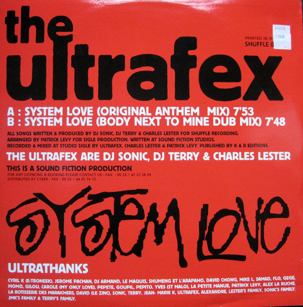 Ultrafex : System Love (Come Into My...) (12")