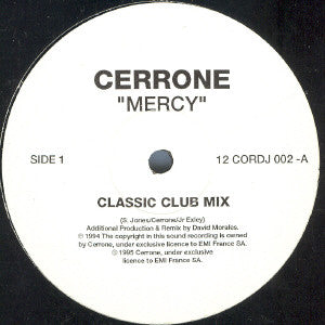 Cerrone : Mercy (12", Promo)
