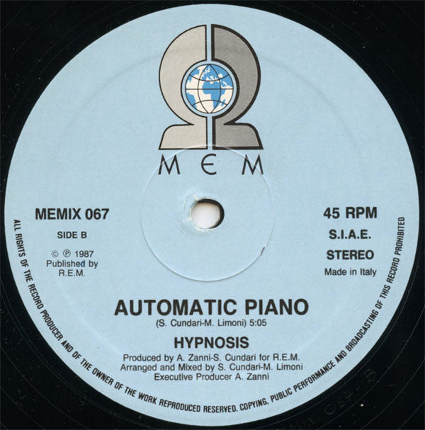Hipnosis : Droid / Automatic Piano (12")