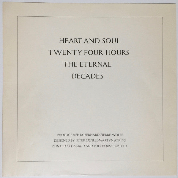 Joy Division : Closer (LP, Album, RP, CBS)