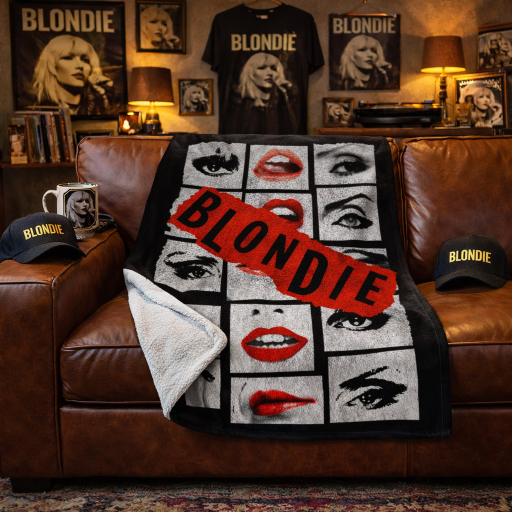 Rocksax Blondie Blanket - Lips