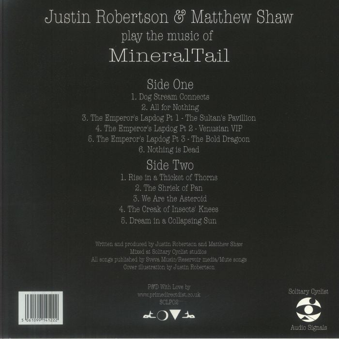 Justin Robertson / Matthew Shaw (LP) - Play the music of MineralTail (Mint (M))