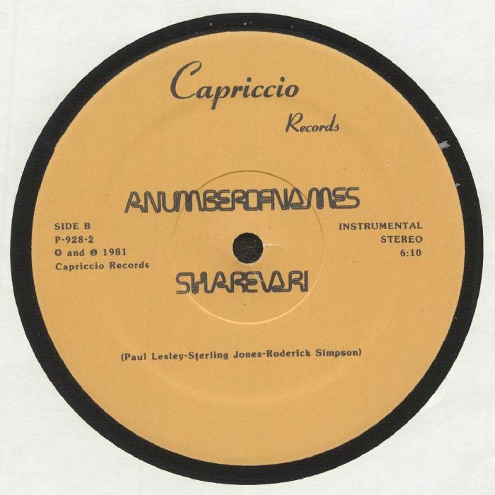 A Number of Names – Sharevari (12") (Mint (M))