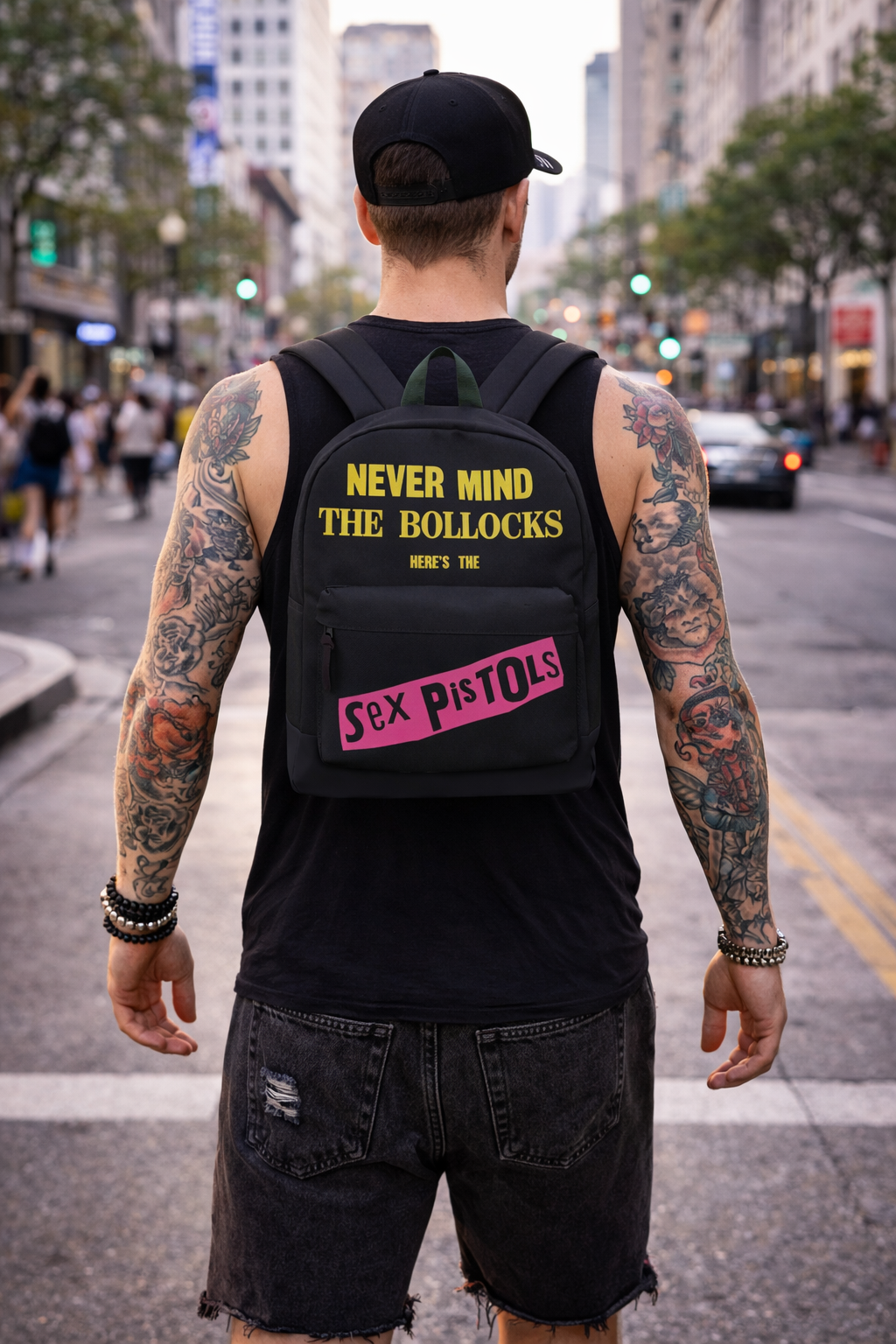 Rocksax Sex Pistols Backpack - Never Mind The Bollocks