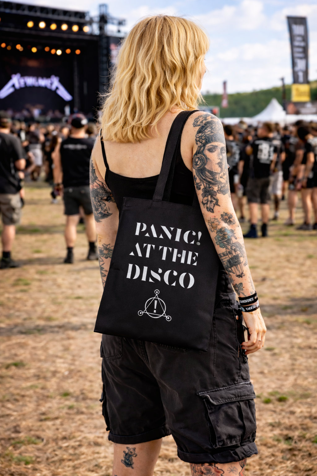 Rocksax Panic! At The Disco Tote Bag - Death Of A Bachelor