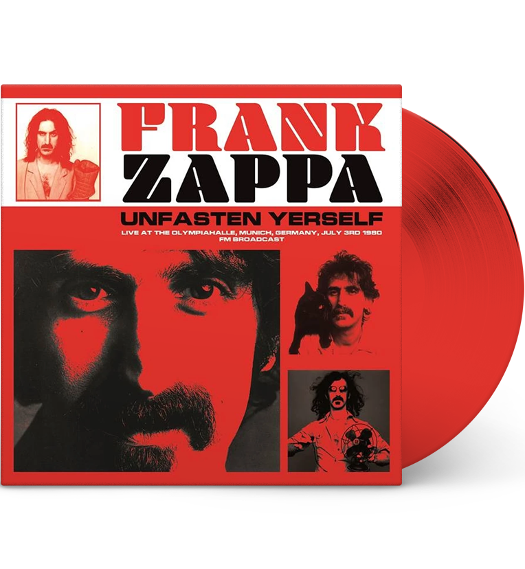 Frank Zappa – Unfasten Yerself: Live in Munich, 1980 (Limitierte Auflage 12-Zoll-Album auf rotem Vinyl)
