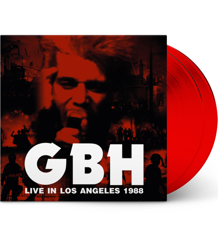 GBH – Live in Los Angeles 1988 (Doppel-LP auf rotem Vinyl)