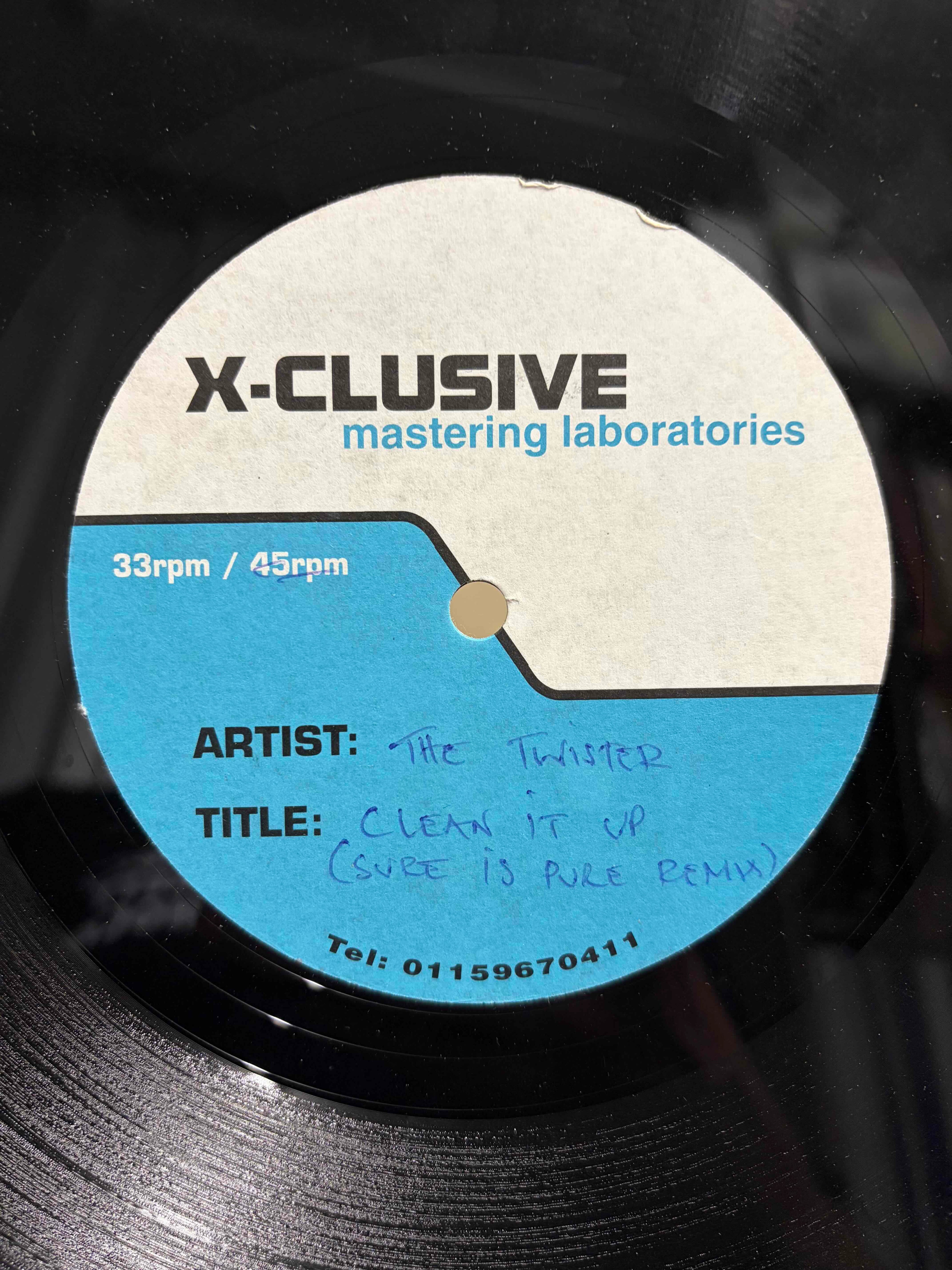 The Twister – Clean It Up (10" Acetate) (Very Good (VG))