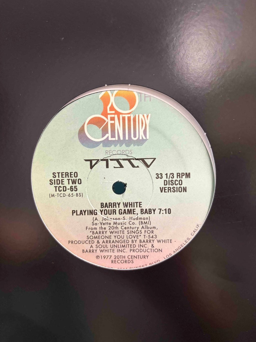 Barry White – It's Ecstasy When You Lay Down Next To Me (12") (Mint (M))