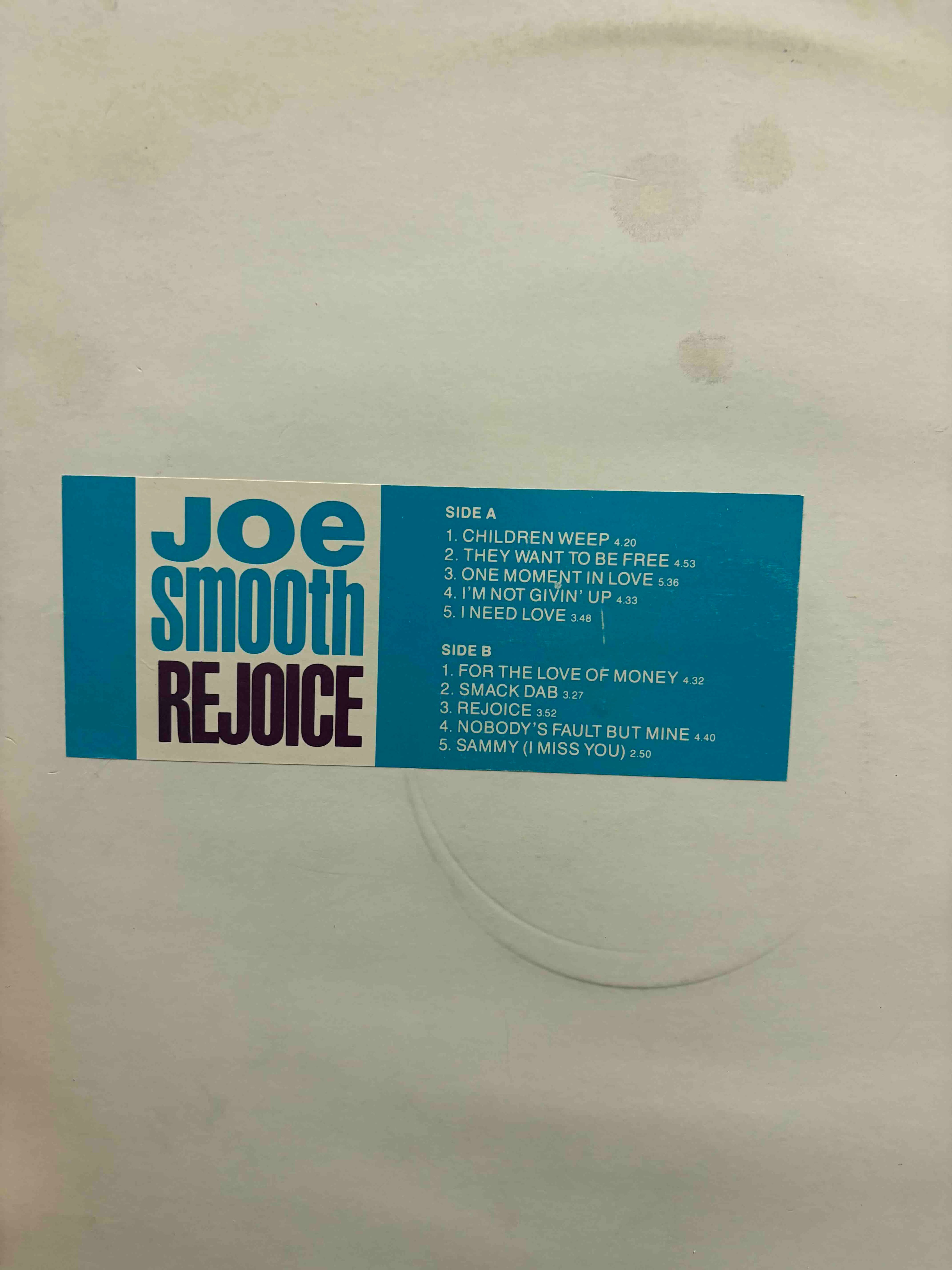 Joe Smooth - Rejoice (LP) (Neu (M))