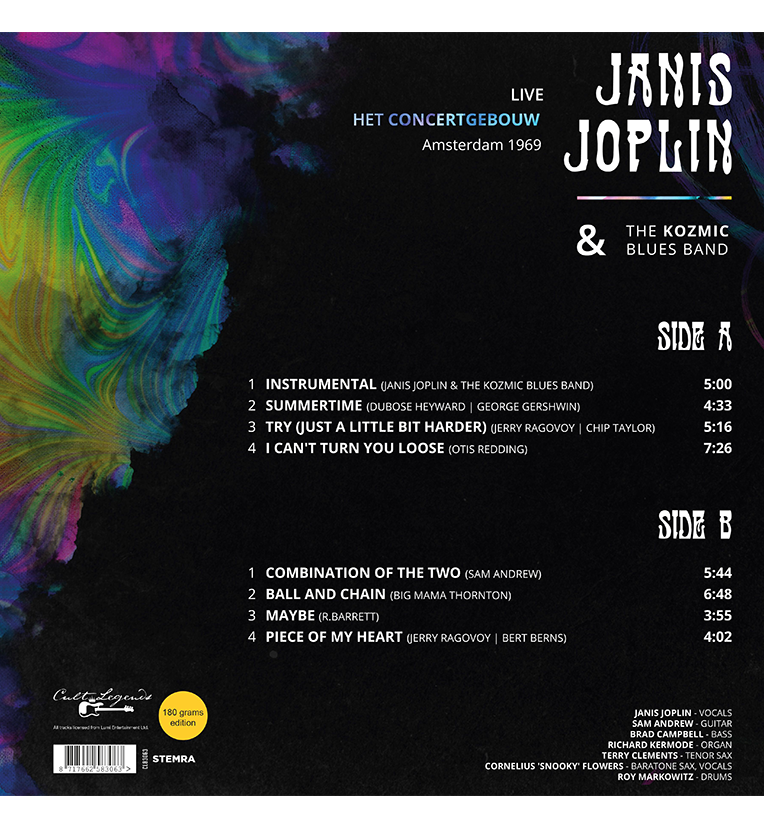 Janis Joplin – Live in Amsterdam 1969 (12-Zoll-Album auf 180g Vinyl)