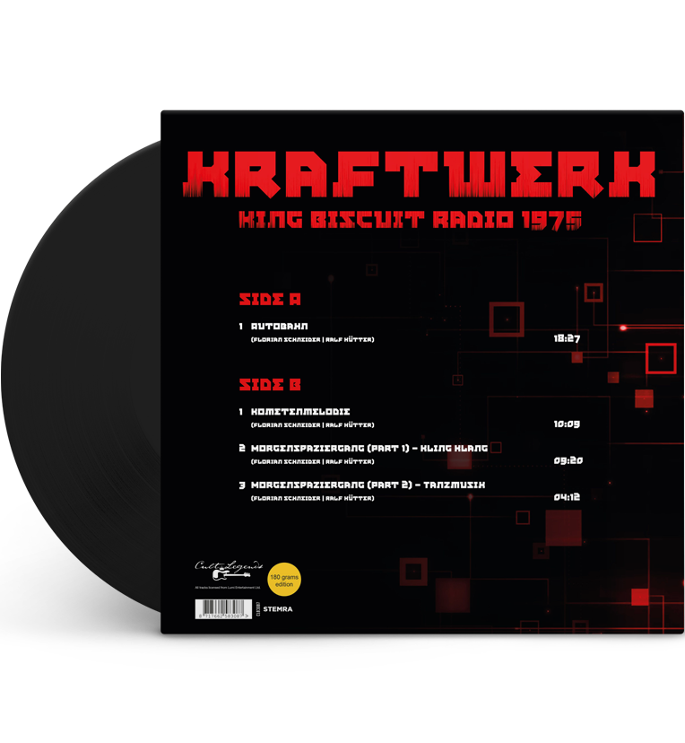 Kraftwerk – King Biscuit Radio 1975 (12-Zoll-Album auf 180g Vinyl)