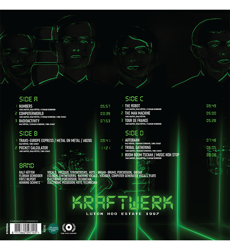 Kraftwerk – Luton Hoo Estate 1997 (Limitierte Doppel-LP auf grünem 180g-Vinyl)